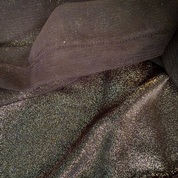 Express Black Babydoll Mini Dress Size Small Spaghetti Straps Y2K Coquette HOCO - Picture 6 of 7